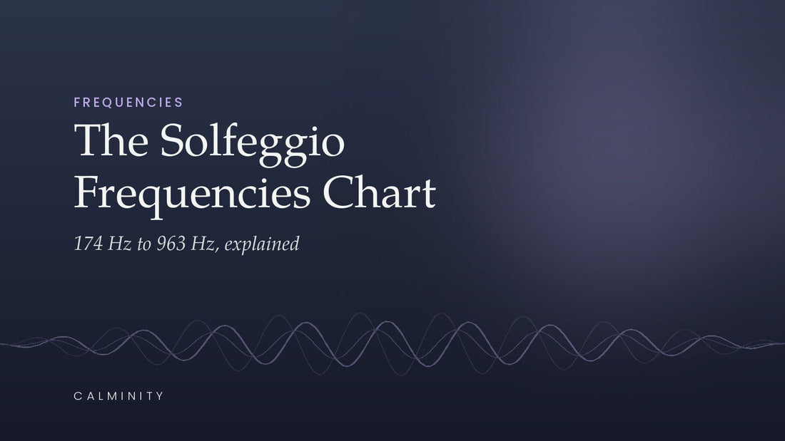 Solfeggio Frequencies Chart: 174 Hz to 963 Hz Explained